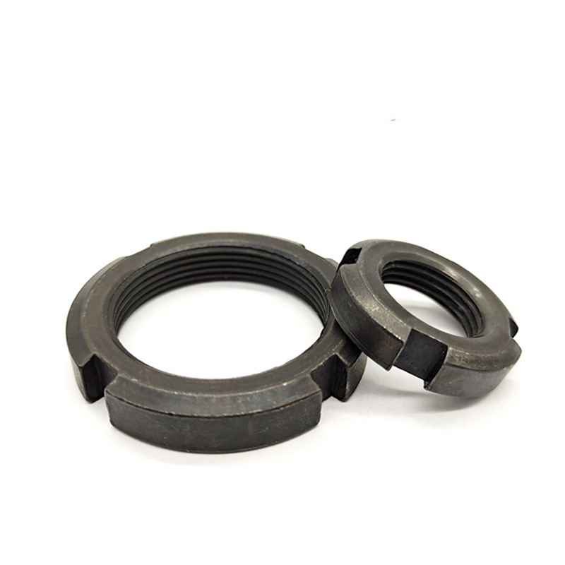 डबल सुरक्षित स्लॉटेड लॉकिंग राउंड नट