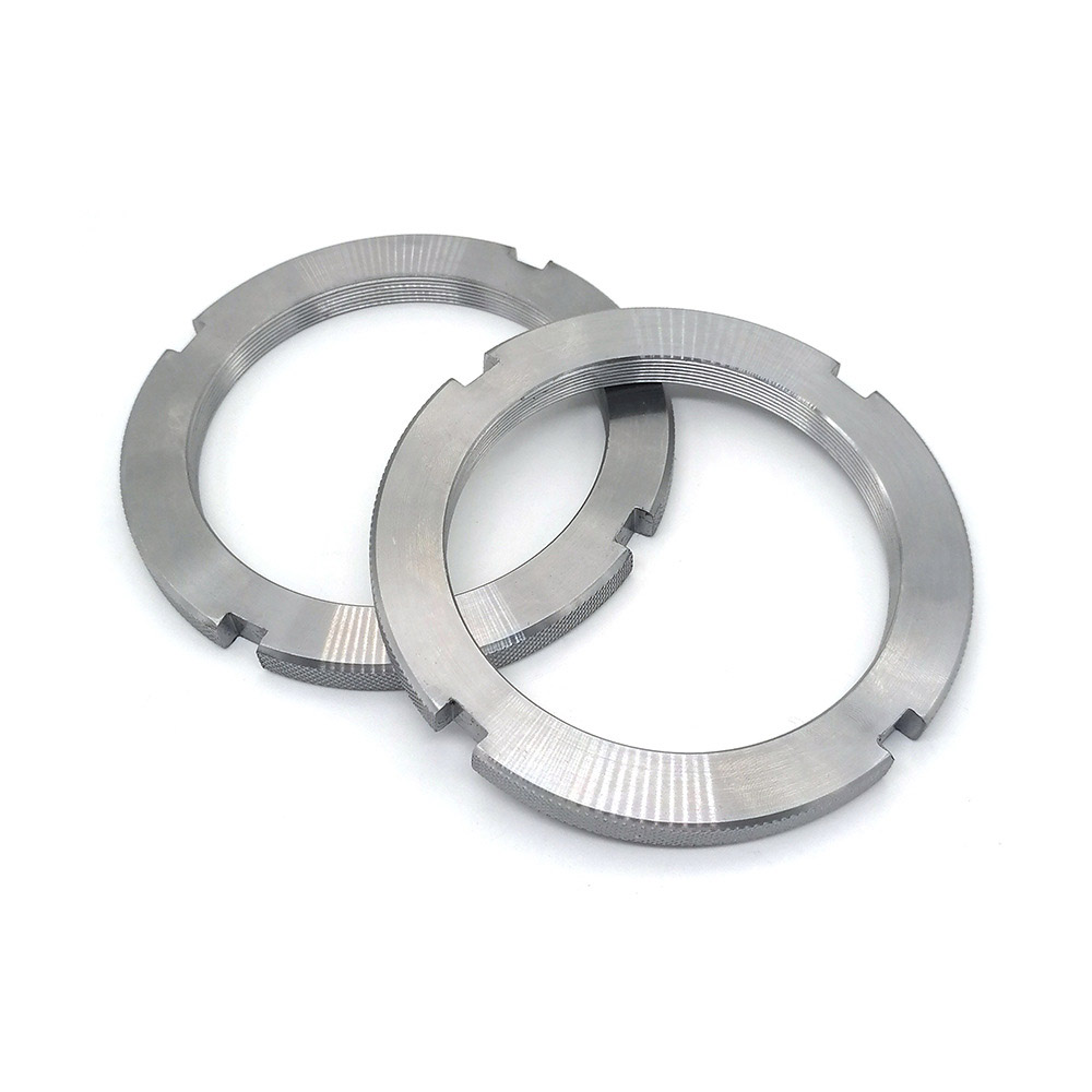 पूरी तरह से थ्रेडेड स्लॉटेड गोल नट