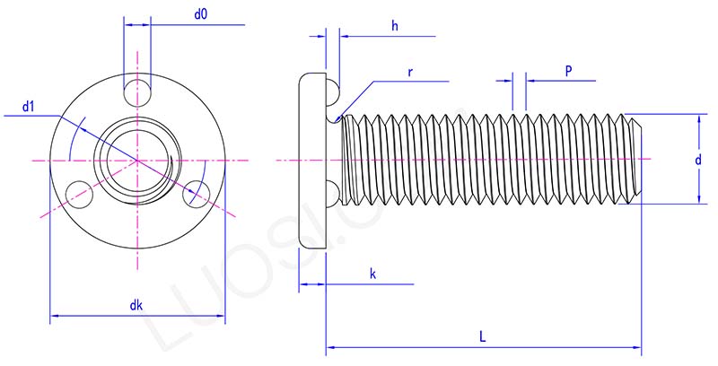 Type U3 projection weld stud parameter