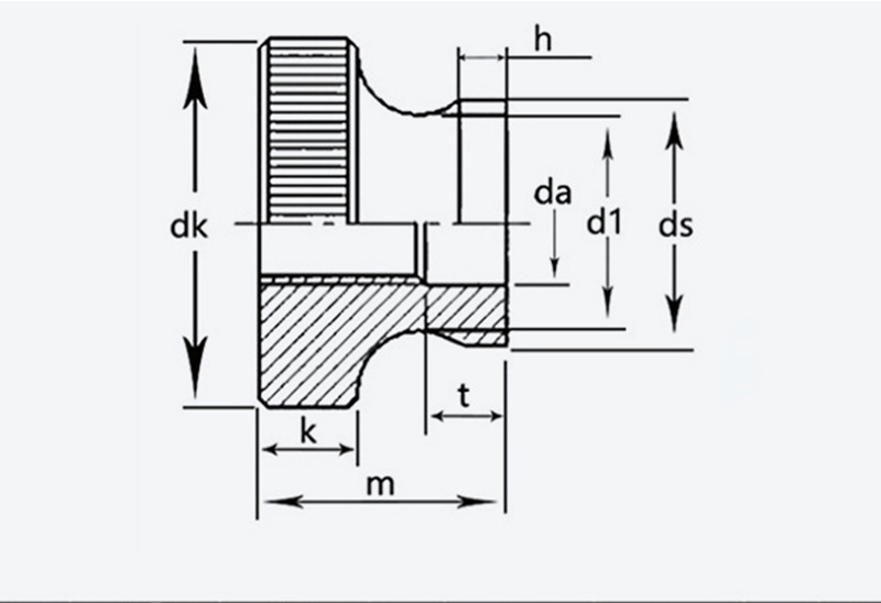 Black Nickel Plating Rolling Nut